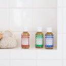 Dr. Bronner’s - Pure-Castile Liquid Soap (Peppermint, Travel Size, 2 ounce) - Made with Organic Oils, 18-in-1 Uses: Face, Body, Hair, Laundry, Pets and Dishes, Concentrated, Vegan, Non-GMO Dr. Bronner's