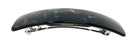French Amie Long Rectangle Black Marble Celluloid Acetate Handmade Automatic Large Hair Clip Barrette (Black Marble) French Amie