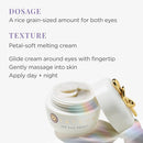 TATCHA The Silk Peony Melting Under Eye Cream | Hydration with Line-Smoothing Eye Cream for Wrinkles and Hydration | 15 ml / 0.5 oz Infinity Warehouse