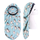 Extra Long Silky Satin Bonnet Sleep Cap Long Bonnet Cap for Braids Hair Loose Cap (Blue Flowers) SuperiMan
