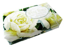 Saponificio Artigianale Fiorentino -"White Roses" - Rose Scented Soap Bar 10.5 oz. Made in Tuscany - Italy. Saponificio Artigianale Fiorentino