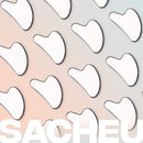 The Original Stainless Steel Gua Sha Tool with Travel Pouch for Facial Tension, Lymphatic Drainage and Depuffing - By SACHEU Sacheu