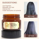 Magical Hair Treatment Mask, Advanced Molecular Hair Roots Treatment Professtional Hair Conditioner, 5 Seconds to Restore Soft Hair, Instantly Service the Dry and Rough Hair Ends-60ml Stellar Express