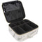 Relavel Travel Makeup Train Case Makeup Cosmetic Case Organizer Portable Artist Storage Bag with Adjustable Dividers for Cosmetics Makeup Brushes Toiletry Jewelry Digital Accessories (Marble, White) Relavel