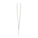 Regine Switzerland Slant Tweezer - Handmade in Switzerland - Professional Eyebrow & Facial Hair Remover - Etched Interior Grabs Hair from The Root - Perfectly Aligned Tips - Stainless Steel, White Regine Switzerland