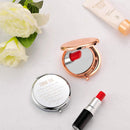 Compact Mirror for Mother Sister Friend Teacher, Unique for Anniversary, Birthday, Christmas, Graduation, Thanksgiving Day, Engraved for Wedding Day, Engagement, Work, Retirement (Thank You) FUN FUN HOME