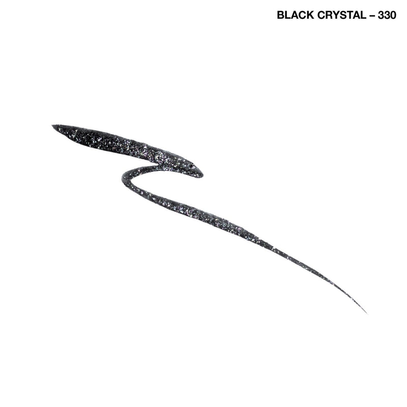COVERGIRL Get In Line Liquid Eyeliner, Black Crystal, 0.08 Fl Oz (packaging may vary) COVERGIRL