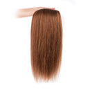 18" Hair Extensions Clip in Human Hair for Women - Silky Straight Remy Real Clip on Extensions Medium Auburn 60grams 4pieces