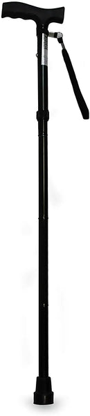 Pepe - Folding Cane, Canes for Men, Folding Cane for Men, Folding Canes for Women Adjustable, Folding Canes for Seniors, Foldable Walking Canes for Women, Fold up Cane with Strap, Black. PEPE Mobility