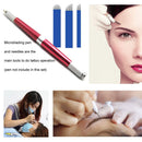 Microblading Needles,Disposable Eyebrow Tattoo Needle,Permanent Makeup Microblading Needles,Manual Blades(S7+S14+U18) 30pcs Yiliu