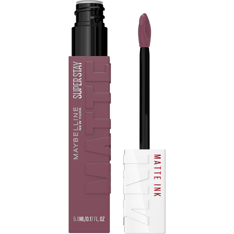 Maybelline Super Stay Matte Ink Liquid Lipstick Makeup, Long Lasting High Impact Color, Up to 16H Wear, Hustler, Red Brown, 1 Count, Packaging May Vary Infinity Warehouse