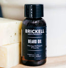 Brickell Men's Beard Oil for Men, Natural and Organic Argan and Jojoba Oil to Strengthen and Soften Hair, 1 Ounce, Scented Brickell Men's Products