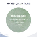 Alana Mitchell Jade Eye Mask – Weighted Eye Mask to Eliminate Wrinkles, Puffiness, & Irritation – Headache and Migraine Relief Mask - 100% Real Jade Stone Beads for Hot & Cold Anti Aging Therapy Alana Mitchell