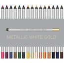 Wunder2 SUPERSTAY Makeup Eyeliner Pencil, Long Lasting Waterproof Eye Liner, 1.2 Gram, Metallic White Gold Wunder2
