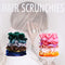 50 PCS Satin Hair Scrunchies for Curly Hair Silk Scrunchies for Hair Satin Hair Accessories for Girls Scrunchy Hair Tie Ropes for Teens Hair Accessories with Gift Bag Yanwenx
