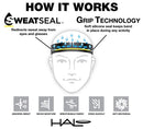 Halo Headband Halo I Tie Sweatband for Both Men and Women No Slip with a Custom Fit, Orchid Halo Headband