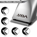 VGR Hair Clippers, Professional Hair Cutting Kit for Men, USB Cord/Cordless Rechargeable Hair Trimmer Set with LED Display, Model V-069 VGR