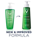 Vichy Normaderm Daily Acne Face Wash, Salicylic Acid Face Cleanser for Oily & Acne Prone Skin, Acne Cleanser that Clears Clogged Pores and Blackheads, Cleansing Gel for Clear Skin Vichy
