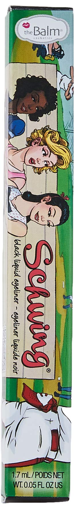 theBalm Schwing Liquid Eyeliner, Black, Matte Finish, 0.05 Fl Oz (Pack of 1) theBalm