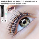 Black Lash Tint Kit At Home, 15ml Keratin Eyelash Dye, 6 Weeks Eyebrow Tinting Easy To Use Make Eyes Voluminous For Brow Lamiantion/Lift Aftercare (Black-Tint Kit Only) Libeauty