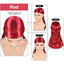 4+2 Silky Durag & Wave Cap Sets, Satin Doo Rags Compression Cap Pack for Men, D ROYBENS