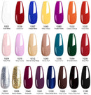 VENALISA Gel Nail Polish, 12ml Gold Glitter Color Soak Off UV LED Nail Gel Polish Nail Art Starter Manicure Salon DIY at Home, 0.43 OZ V VENALISA Store