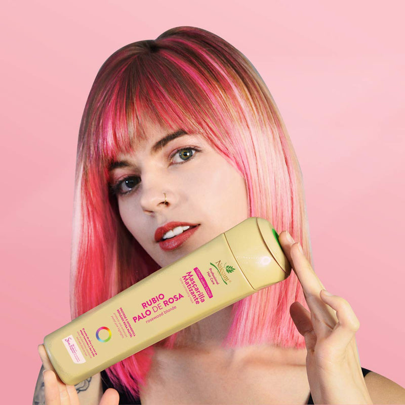 Naissant Professional Hair Treatment Mask. Color Depositing, Color Intensifier and Tone Correcting Highlights. Without Salt, Paraben and Ammonia. (Rosewood, Palo De Rosa) naissant Store