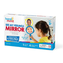 hand2mind See My Feelings Mirror, Social Emotional Learning, Shatterproof Mirror for Kids, Anger Management Toys, Anxiety Relief Items, Mindfulness for Kids, Calm Down Corner, Anxiety Toys (Set of 1) hand2mind