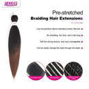 Braiding hair Pre Stretched omber braiding hair 26inch 8packs Crochet Braids Professional hair braiding tool (1B/30) MIRRA'S MIRROR Store