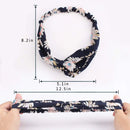 Soft Headbands for Women, 20 Pieces Knot Headbands for Women, Boho Elastic Non-slip Headbands, Hair Wraps Yoga Headbands Hair Hoop Hairbands, Cloth Criss Cross Bow Stretchy Headbands for Women Girls ANBALA