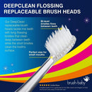 KidzSonic Rocket and Unicorn Electric Toothbrush Replacement Brush Heads - Pack of 4 (Ages 3+ Years) Brush-Baby