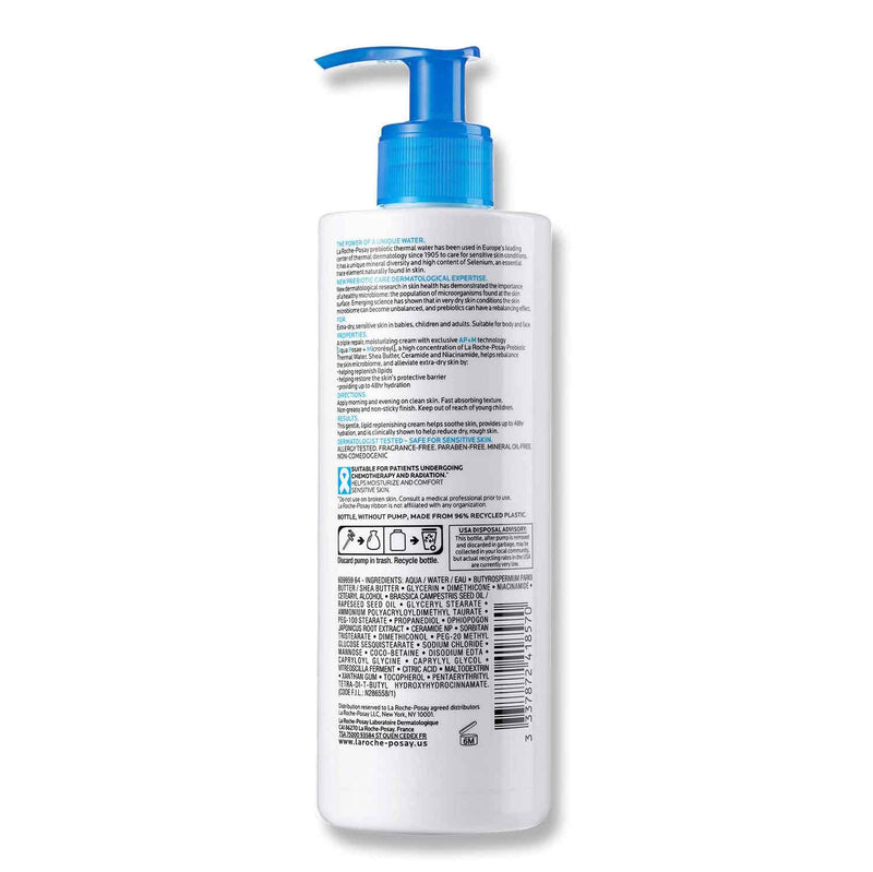 La Roche-Posay Lipikar AP+ Triple Repair Moisturizing Cream | Face & Body Lotion For Dry Skin | Shea Butter & Niacinamide Moisturizer | Gentle Face & Body Cream For Dry, Rough & Sensitive Skin Infinity Warehouse