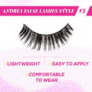 Andrea False Lashes Style 13 - Black 4 pairs Andrea