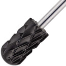 USA Pana DLC 3/32" Safety Nail Carbide - Smooth Round Top Large Barrel Head for Electric Dremel Drill Machine (Black, 5X Coarse Grit) PANA