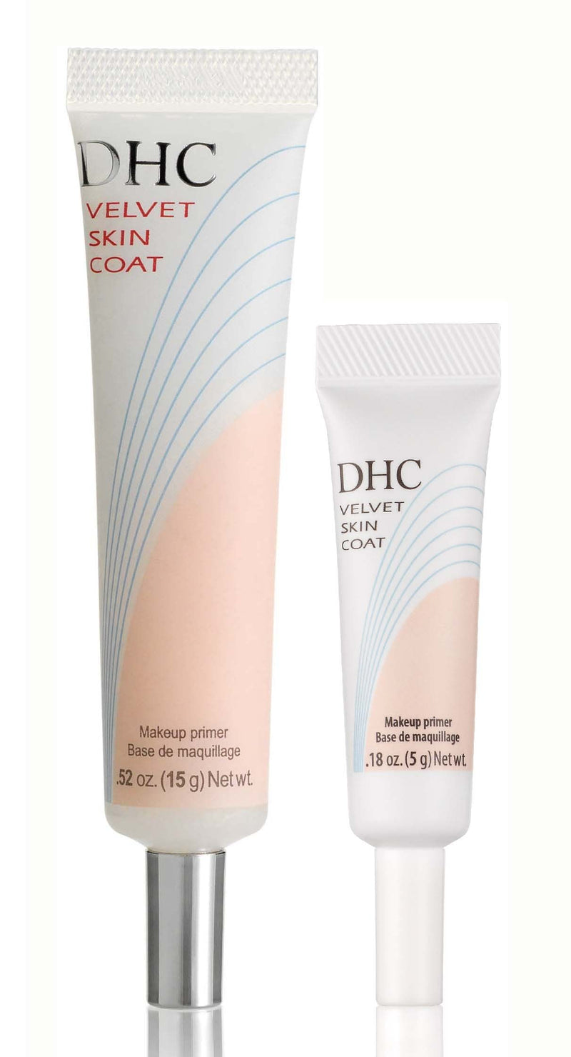 DHC Velvet Skin Coat and Velvet Skin Coat Travel Size 0.52 oz. Net wt. and 0.18 Net wt. DHC