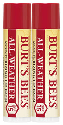 Burt's Bees Lip Balm, Moisturizing SPF 15 Lip Care, 100% Natural with Sunscreen, Water Resistant, All-Weather (2 Pack) Burt's Bees