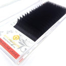 BEYELIAN Easy Fan Eyelash Extensions 0.03 Mega Volume Super Thin Lightweight Self Fans Lash Extension Matte Black Professional Salon Stylists Use D+ Curl 8-15mm Mix Tray BEYELIAN