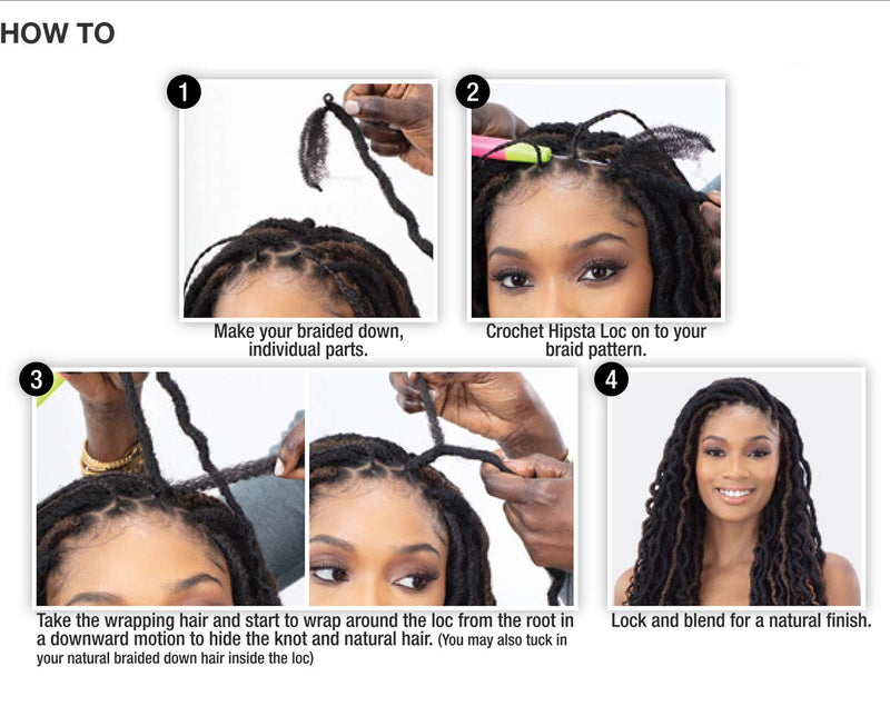 FreeTress Braids Wrap n Lock Hipsta Loc 18" (3-PACK, 2) FREETRESS EQUAL WIG