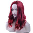 Short Curly Bob Wig Charming Women Girls Beach Wave Wigs for Cosplay Costume Party Wig Cap Included (Wine Red) BERON Store