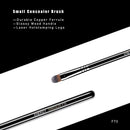 ENERGY Concealer Makeup Brush F70 Under Eye Small Flat Tapered Synthetic Bristle for Precision Color Corrector Concealing Eyes and Brow with Cream Liquid Makeup Tool Black ENERGY Store