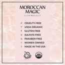 Moroccan Magic Organic Lip Balm Variety Pack Gift Set | Natural Argan and Essential Oils | Quality Smooth Application | Non-Toxic Cruelty Free | Rose, Peppermint Eucalyptus, Lemon Thyme | 3 Pack Moroccan Magic