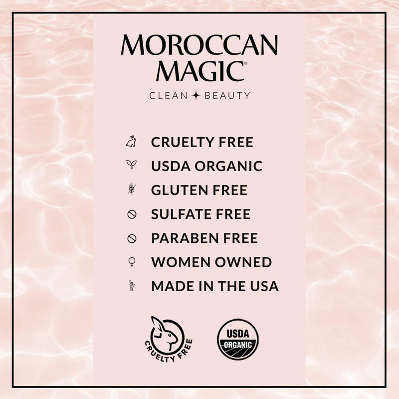 Moroccan Magic Organic Lip Balm Variety Pack Gift Set | Natural Argan and Essential Oils | Quality Smooth Application | Non-Toxic Cruelty Free | Rose, Peppermint Eucalyptus, Lemon Thyme | 3 Pack Moroccan Magic