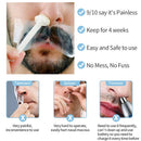 Oakeer 100 Pcs Nose Hair Removal Sticks Nose Wax Applicator for Nostril Nasal Cleaning Ear Hairs Eyebrow Facial Hair Removal OAKEER