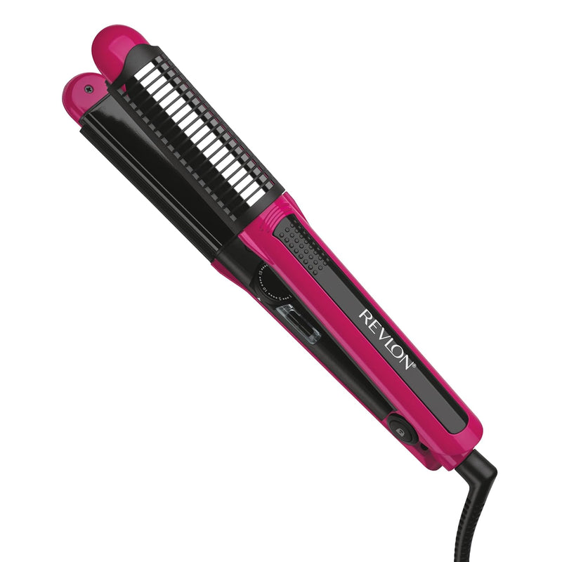 REVLON Perfect Match Flat Iron - Hair Curler and Hair Straightener, with Triple Oil-Infused Ceramic Plates to Reduce Damage, Restore Natural Moisture and Shine Infinity Warehouse
