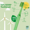 TEPE Good, Soft Toothbrush, Natural Toothbrush, Eco Toothbrush with Soft Bristles for Adults and Teens, Regular, 1 Pack TEPE