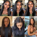 Great Grace Lace Front Human Hair Wigs Pre Plucked 150% Density Brazilian Straight Human Hair 13x4 Lace Front Wigs for Black Women with Baby Hair Natural Hairline Natural Color (18 inch) Great Grace Store