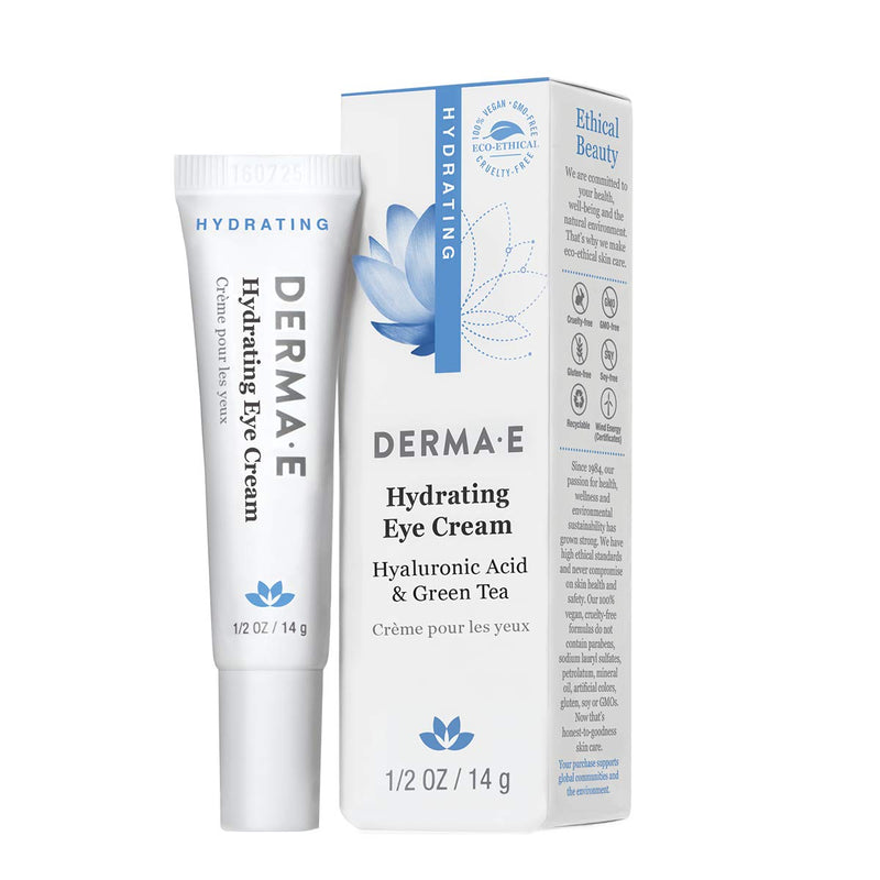DERMA-E Hydrating Eye Cream, Hyaluronic Acid, 5 Oz DERMA-E