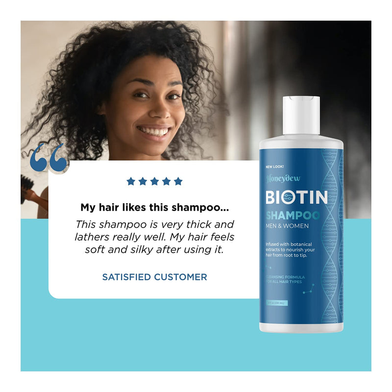 Volumizing Biotin Shampoo for Thinning Hair - Thin Hair Shampoo with Biotin Keratin and Essential Oils for Hair Care - Potent Biotin Hair Shampoo Sulfate Free Dry Scalp Treatment and Hair Moisturizer Maple Holistics