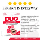 DUO Adhesives, 2-in-1 Brush On Clear & Dark Adhesive, 1-Pack Duo