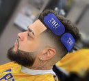 TRU BARBER HAIR GRIPPERS 3 COLORS BUNDLE PACK 6 PCS for Men and Women - Salon and Barber, Hair Clips for Styling, Hair holder Grips (Red/White/Blue) TRU BARBER